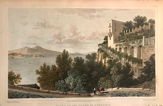 Batty Elizabeth Frances Villa on the Coast of Posilipo 1820 Londra 